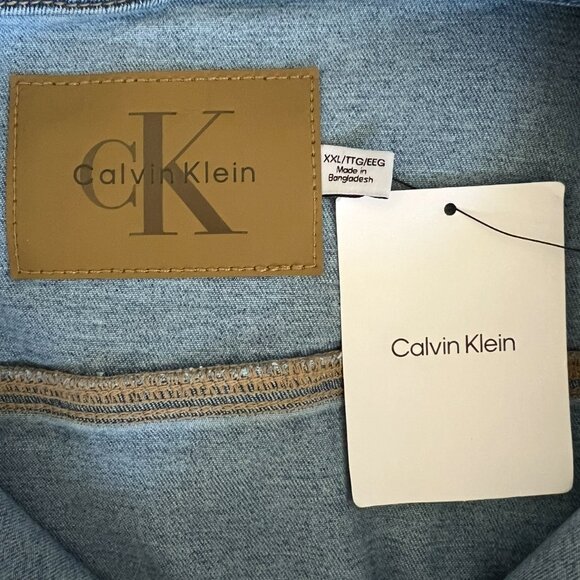 Calvin Klein NEW Classic Trucker Jacket Size 2X - Picture 13 of 14